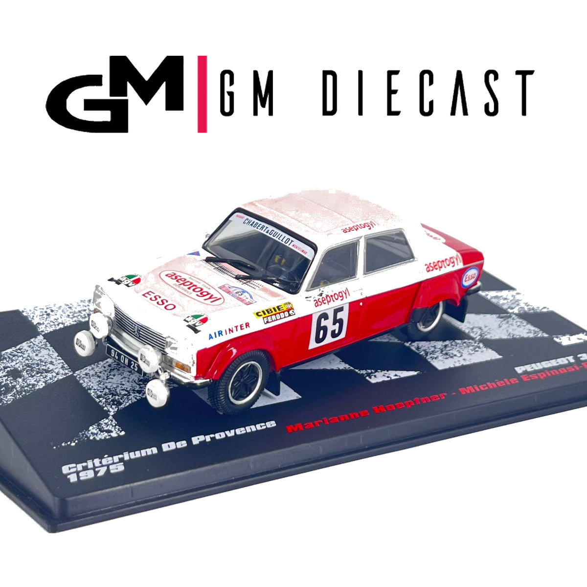 Peugeot 304 #65 Rally Critérium De Provence 1975 M.Hoepfner/M.Espinosi ...