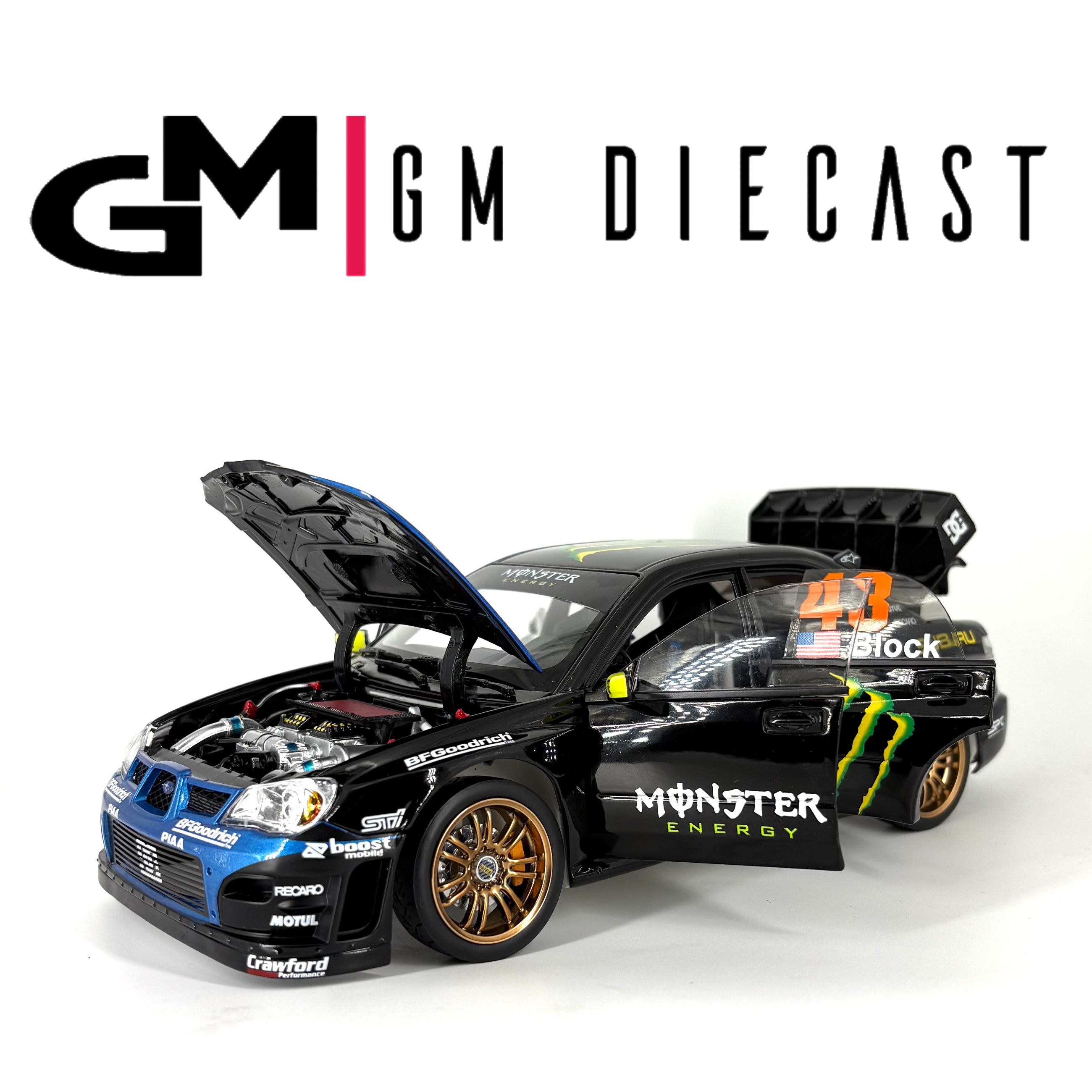 Subaru Impreza WRC06 #43 Gymkhana 2008 K.Block 1/18