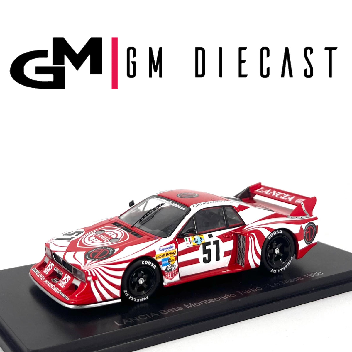 LANCIA Beta Montecarlo Turbo - B.Darniche-H.Heyer-T.Fabi - Le Mans