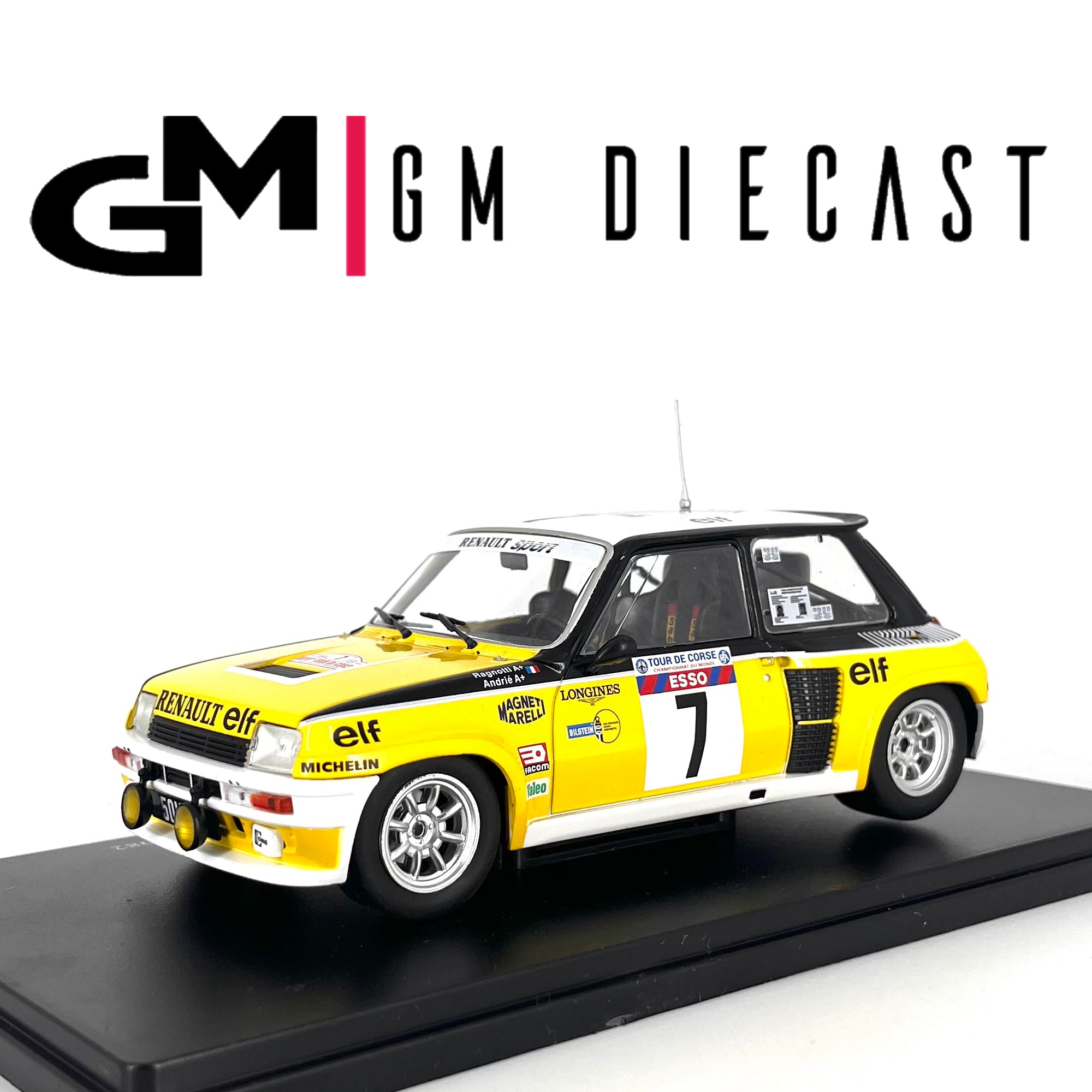 Renault 5 Turbo #7 Rally Tour de Corse 1982 Ragnotti/Andrié 1:24