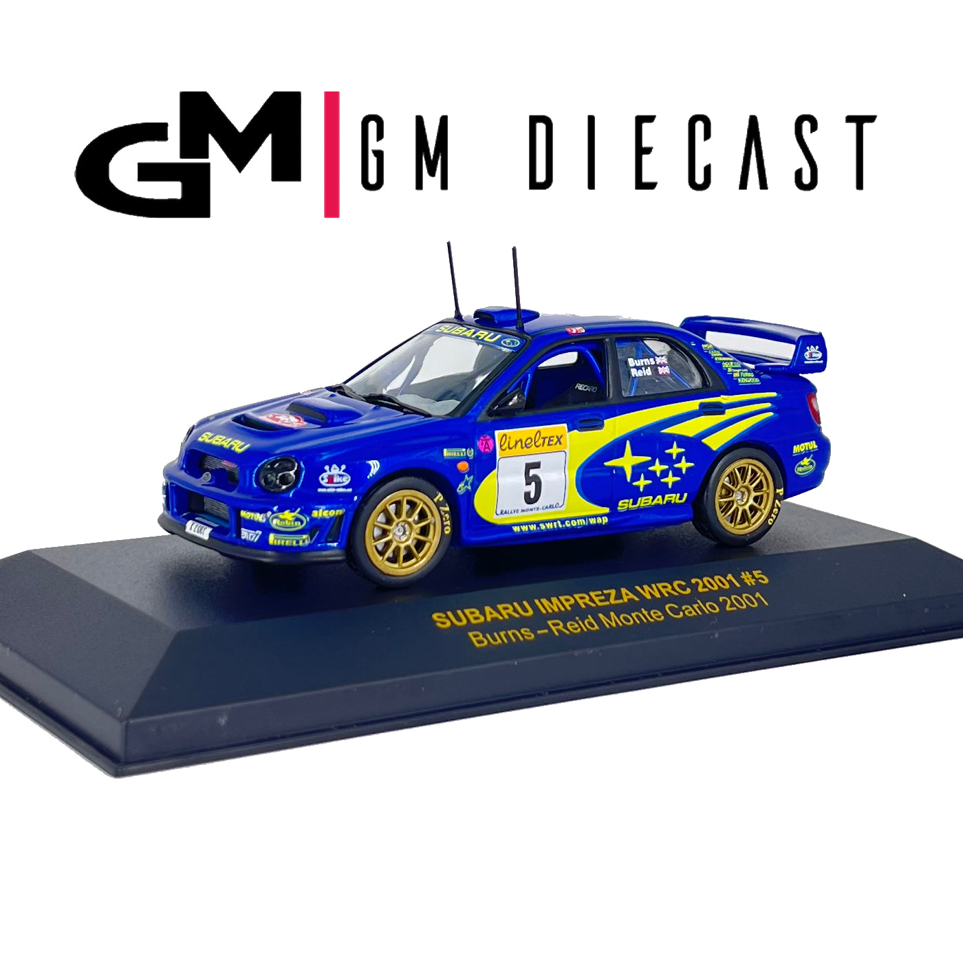 Subaru Impreza #5 Rally Monte Carlo 2001 Burn/Reids