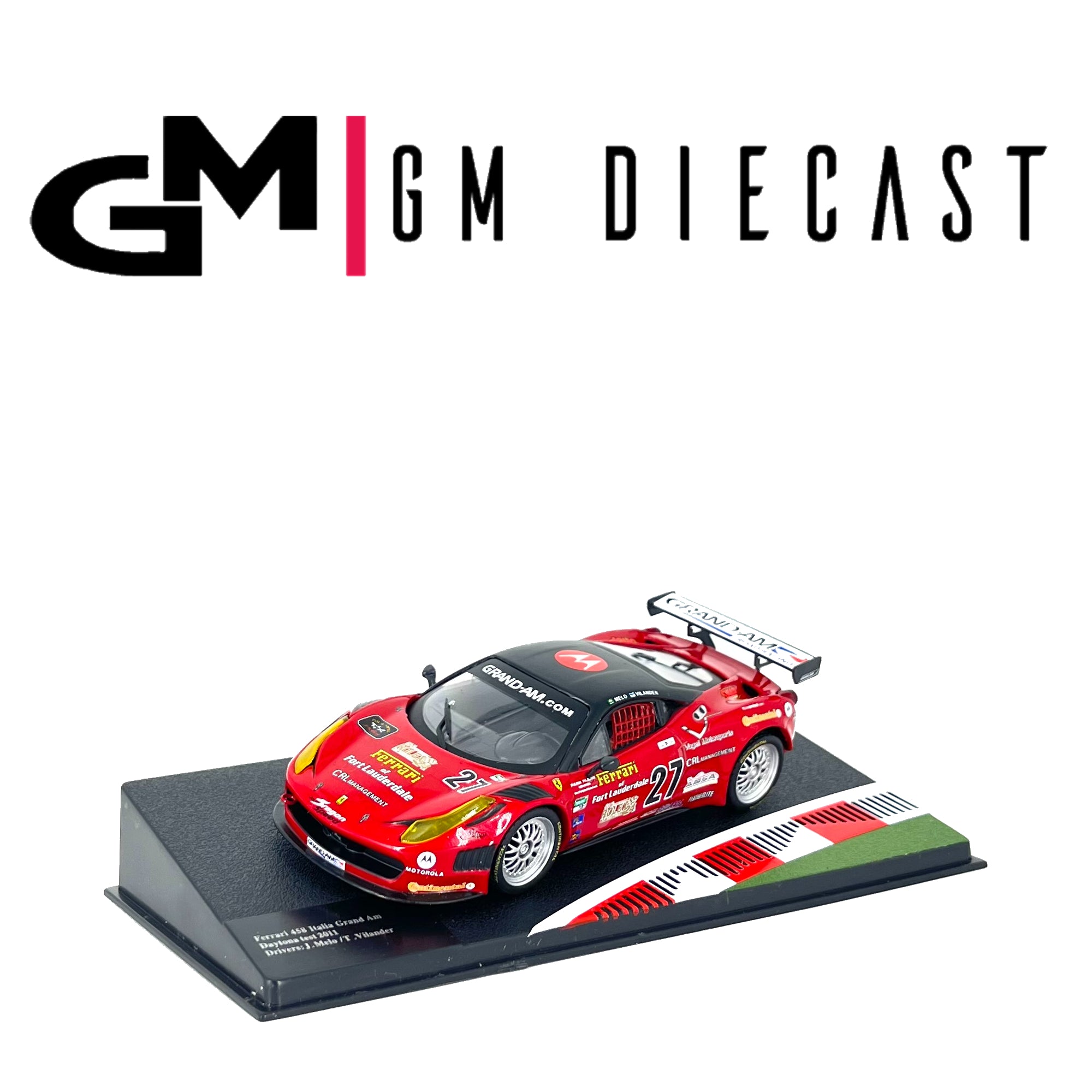 Ferrari 458 #27 Italia Grand Am Daytona Test 2011 J.Melo/T.Vilander