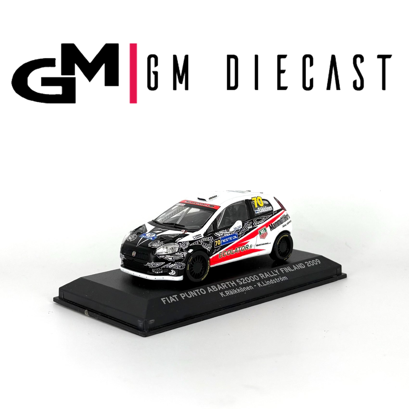 Fiat Punto Abarth S2000 #70 Rally Finland 2009 K.Raikkonen/K.Lindstrom *Broken Spoiler