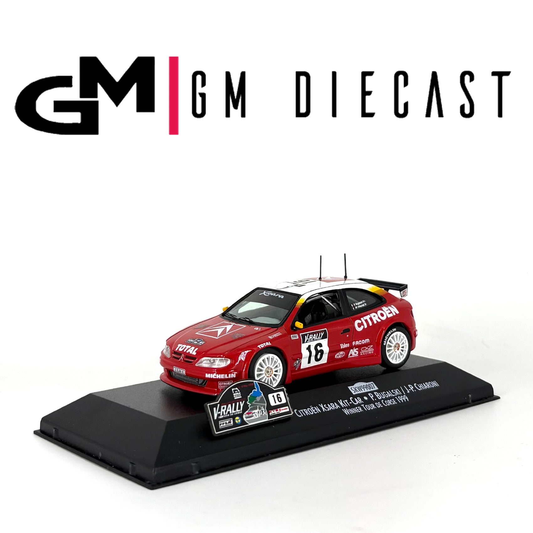 Citroen XSARA KIT-CAR #16 Rally Winner Tour de Corse 1999 P.Bugalski/J-P.Chiaroni