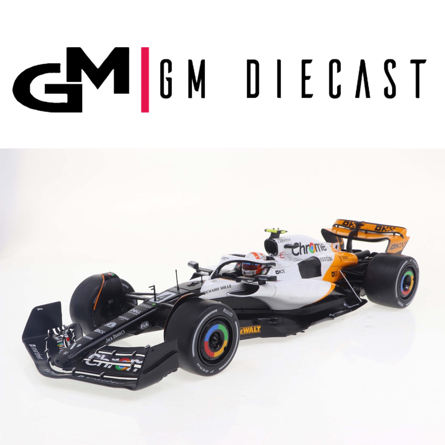 McLaren MCL60 #4 Monaco GP 2023 L.Norris 1/18