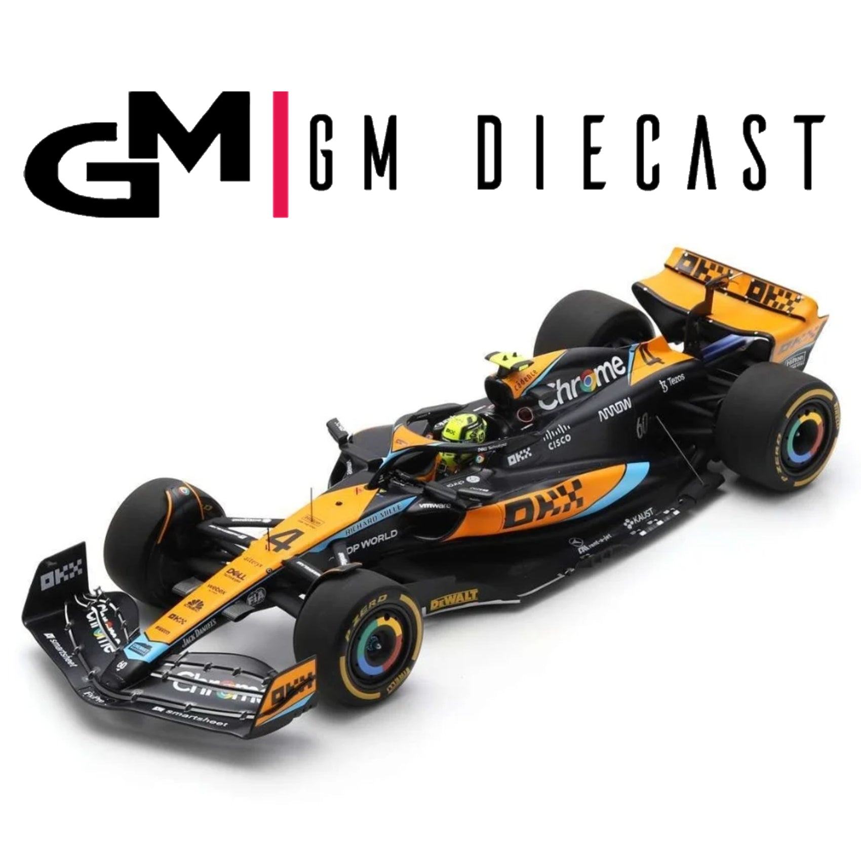 McLaren MCL60 #4 Australian GP 2022 L.Norris 1/18
