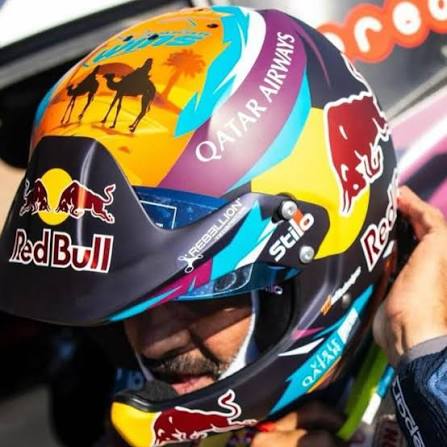 Nasser Al-Attiyah #200 Dakar Rally 2024 Helmet 1:2
