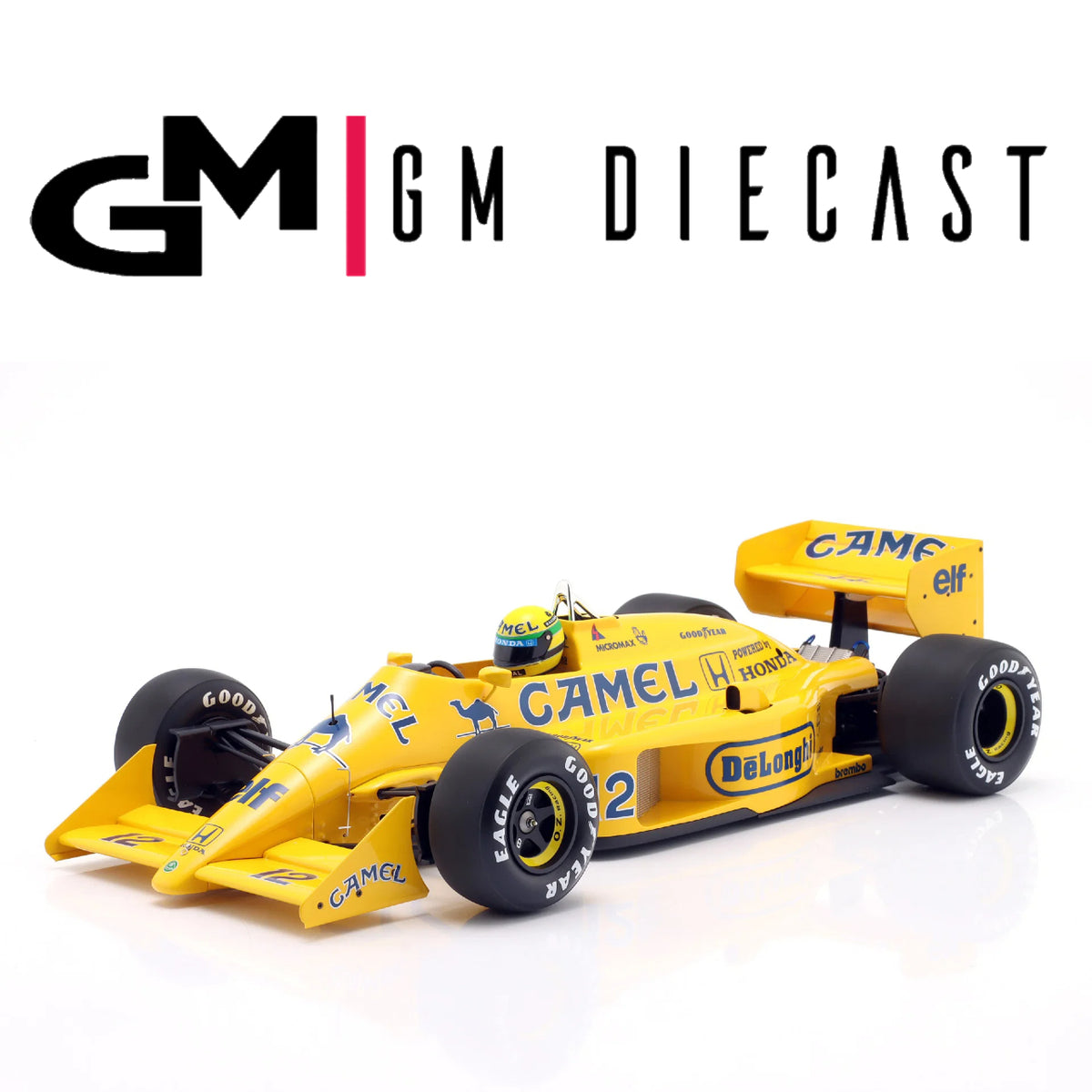 Lotus 99T #12 Winner Monaco gp 1987 A.Senna 1/12