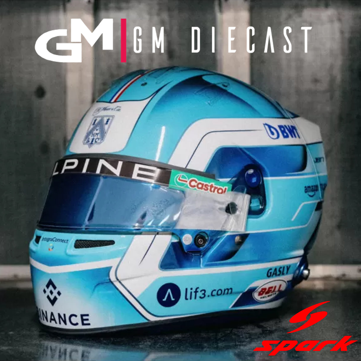 Pierre Gasly Alpine 2024 Helmet 1/5