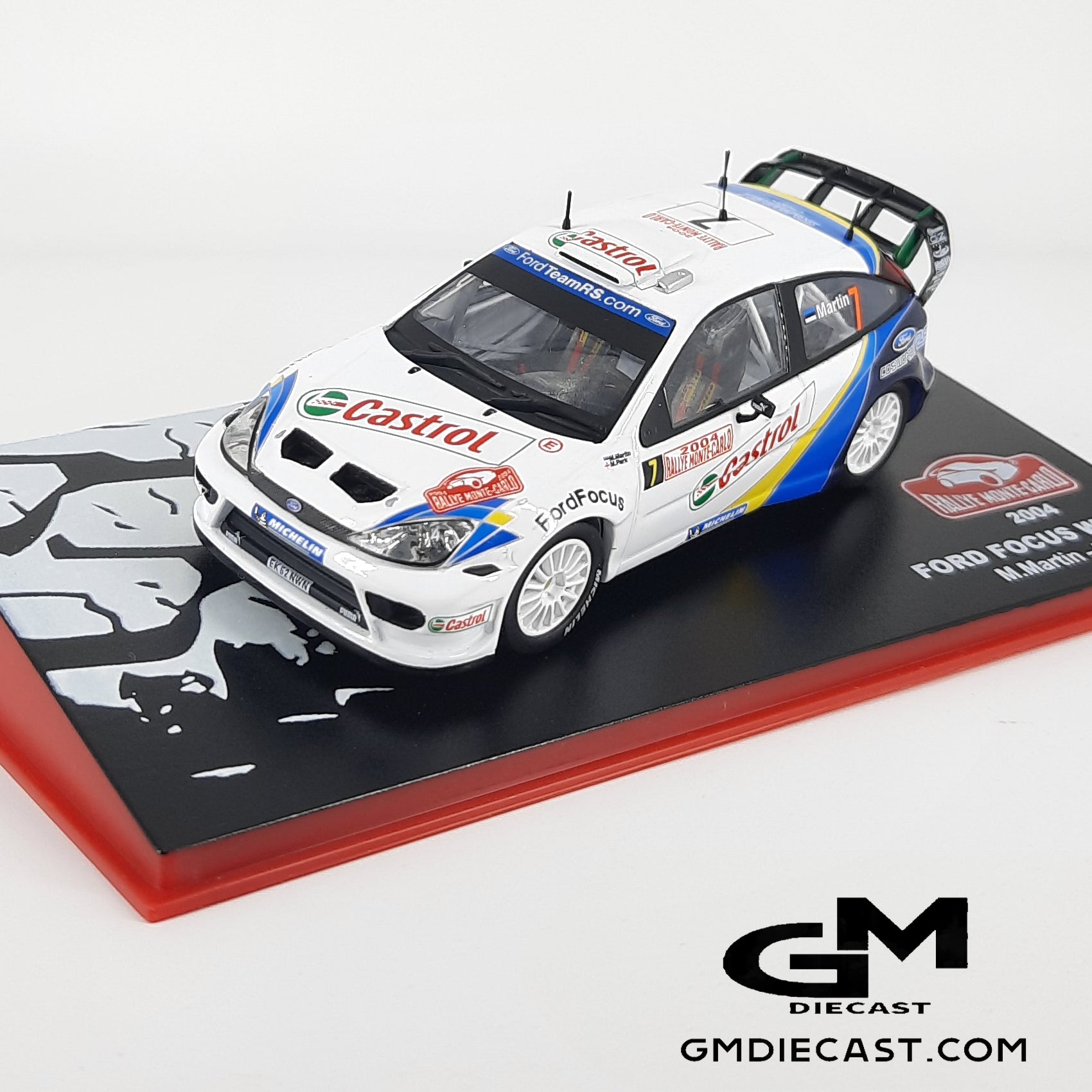 Ford Focus RS WRC #7 Rally Monte Carlo 2004 Martin/Park