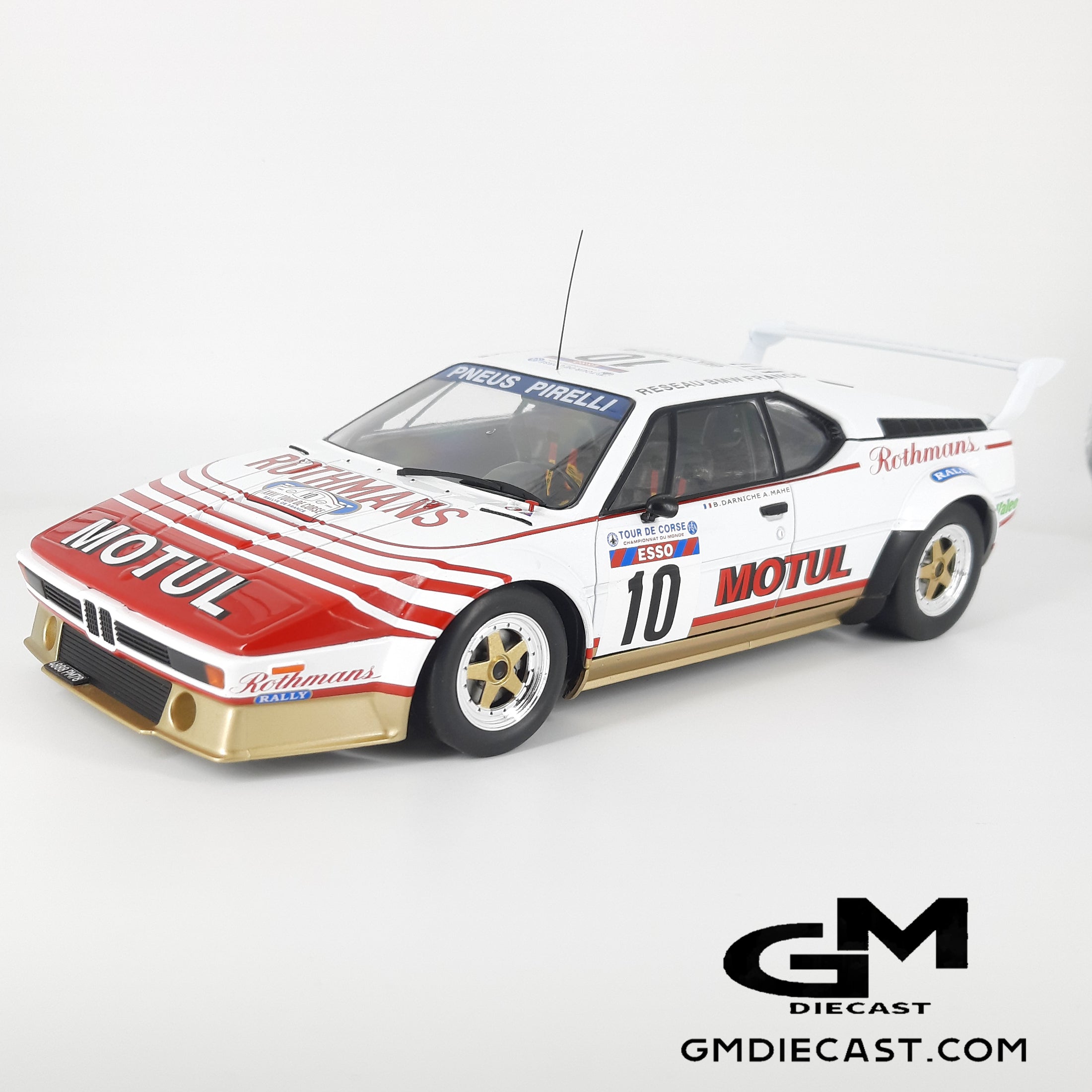 BMW M1 #10 Corse 1982 Darniche/Mahe 1/18